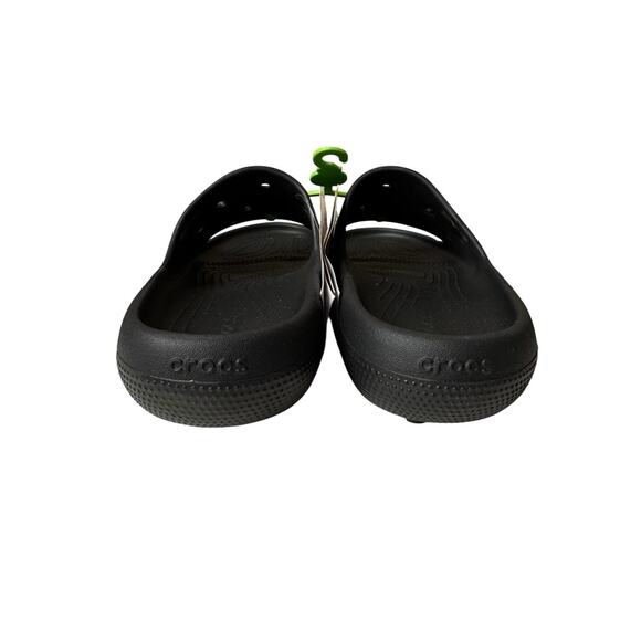 Crocs NEW Unisex Adult Classic Slide V2 Sandals Black US Men's 8 Women's 10 - Picture 5 of 10